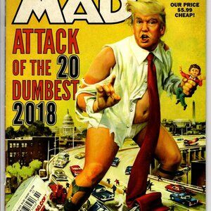 Mad Magazine No. 5 Feb 2019 Attack Of The 20 Dumbest 2018 Humor & Satire